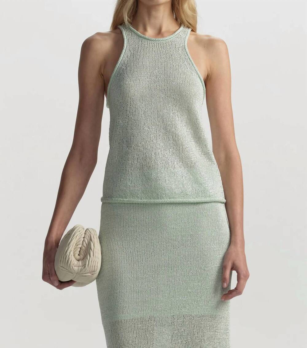 NEW A.L.C. nelly open knit tank top in pale mint